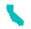 California - Teal Icon